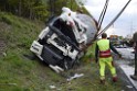 VU Gefahrgut LKW umgestuerzt A 4 Rich Koeln Hoehe AS Gummersbach P429